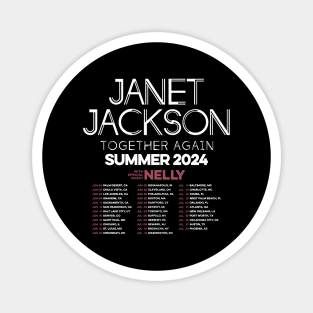 Janet Jackson Together Again Summer 2024 Magnet